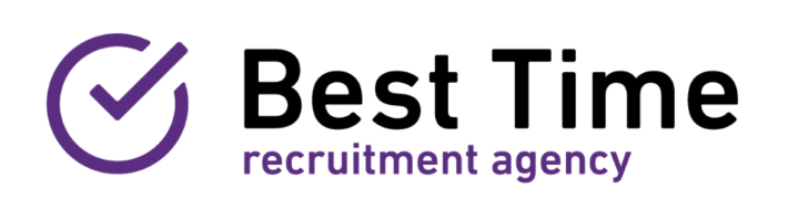 Best time recruitment agency logo